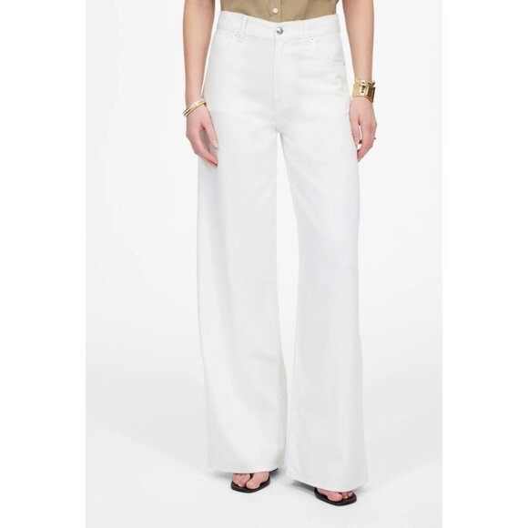 Madewell Superwide-Leg Jeans: Airy Denim Edition Size White Size 26P NWT NU708 - Picture 1 of 6